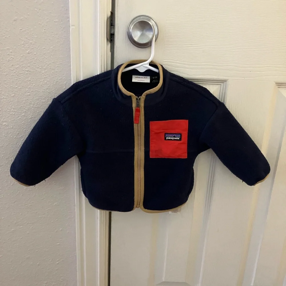 Patagonia Fleece Jacket Baby Boys 6-12 months